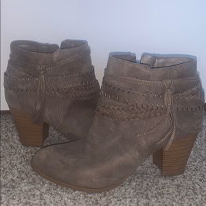 Taupe Ankle Booties